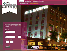 Tablet Screenshot of hoteldiana.mx